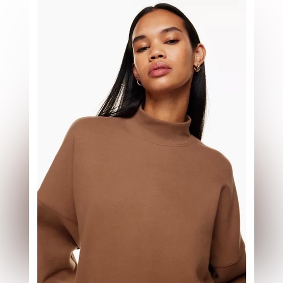 TNA Cozy Fleece Mega Mock Sweatshirt - Picture 2 of 5